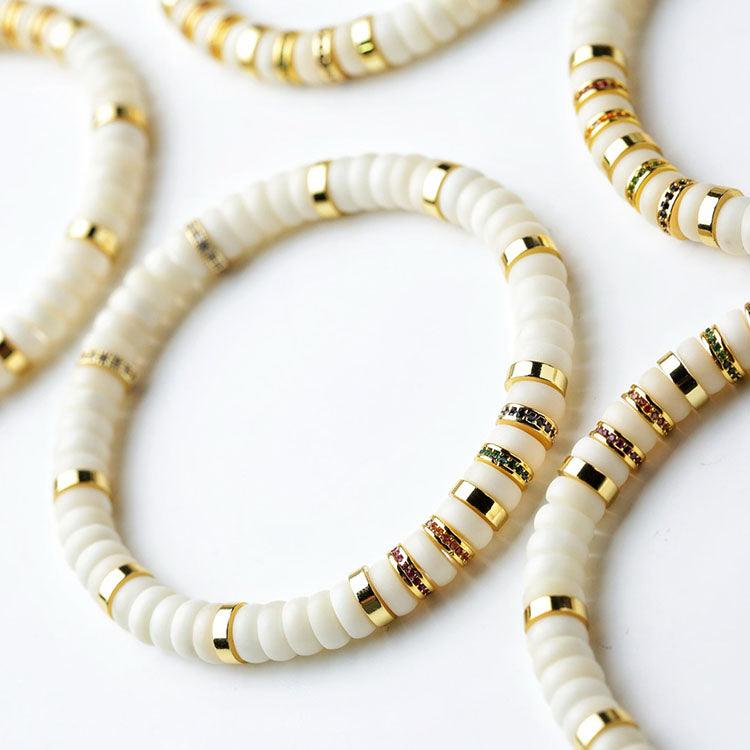 White Jade Bodhi Beads