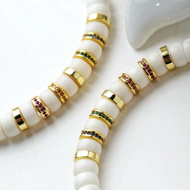 White Jade Bodhi Beads