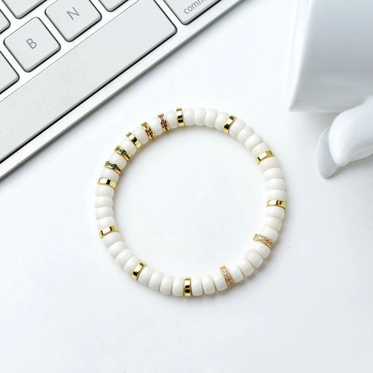 White Jade Bodhi Beads