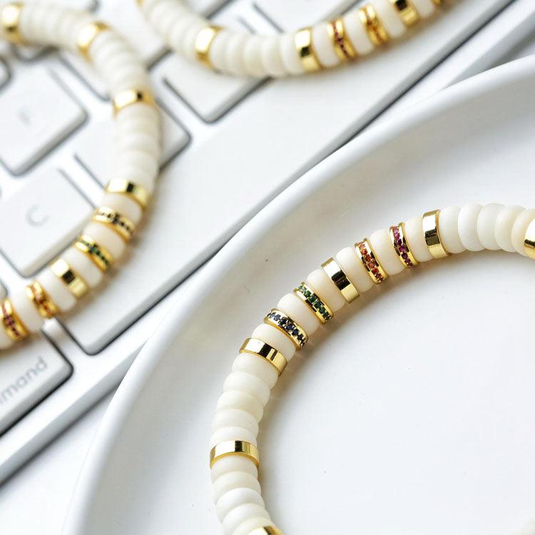 White Jade Bodhi Beads